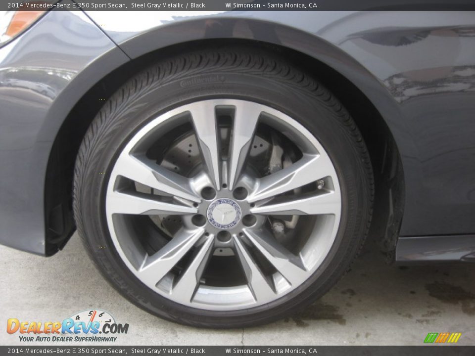 2014 Mercedes-Benz E 350 Sport Sedan Steel Gray Metallic / Black Photo #24
