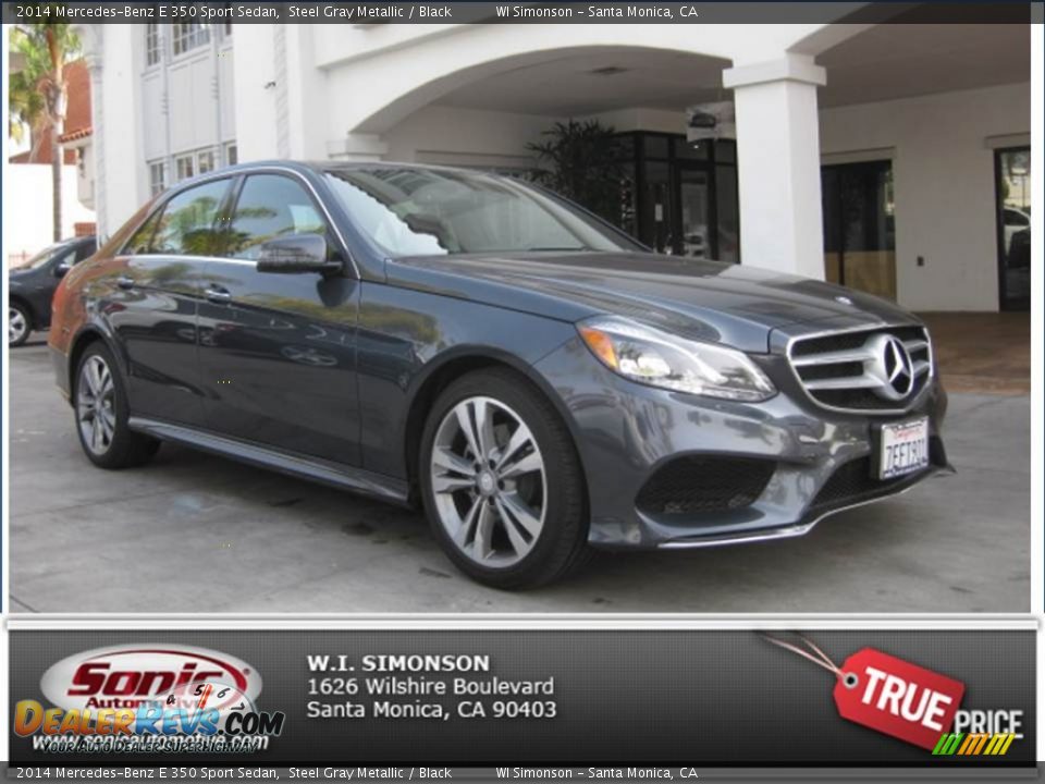2014 Mercedes-Benz E 350 Sport Sedan Steel Gray Metallic / Black Photo #26