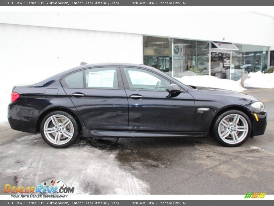 2011 BMW 5 Series 535i xDrive Sedan Carbon Black Metallic / Black Photo #2