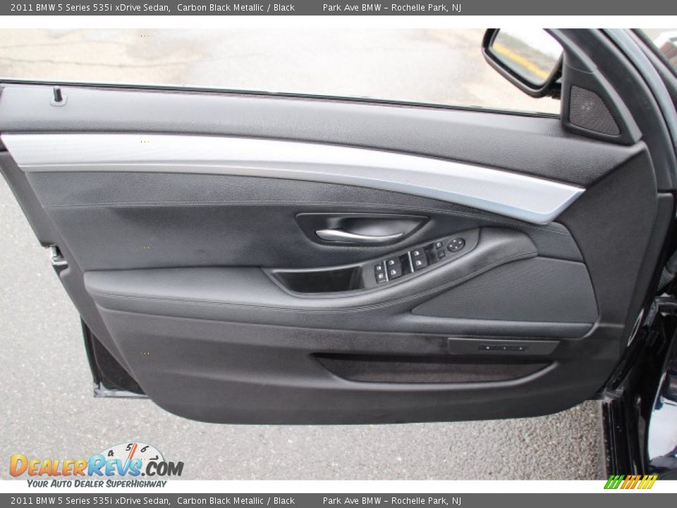 2011 BMW 5 Series 535i xDrive Sedan Carbon Black Metallic / Black Photo #8