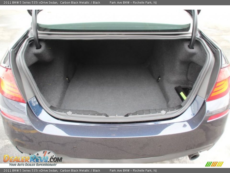2011 BMW 5 Series 535i xDrive Sedan Carbon Black Metallic / Black Photo #21