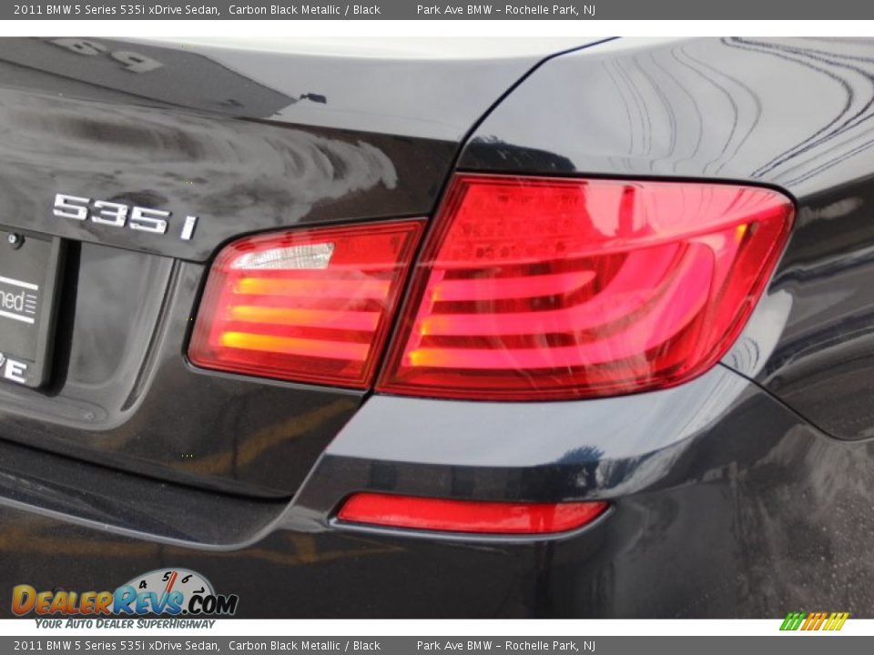 2011 BMW 5 Series 535i xDrive Sedan Carbon Black Metallic / Black Photo #22