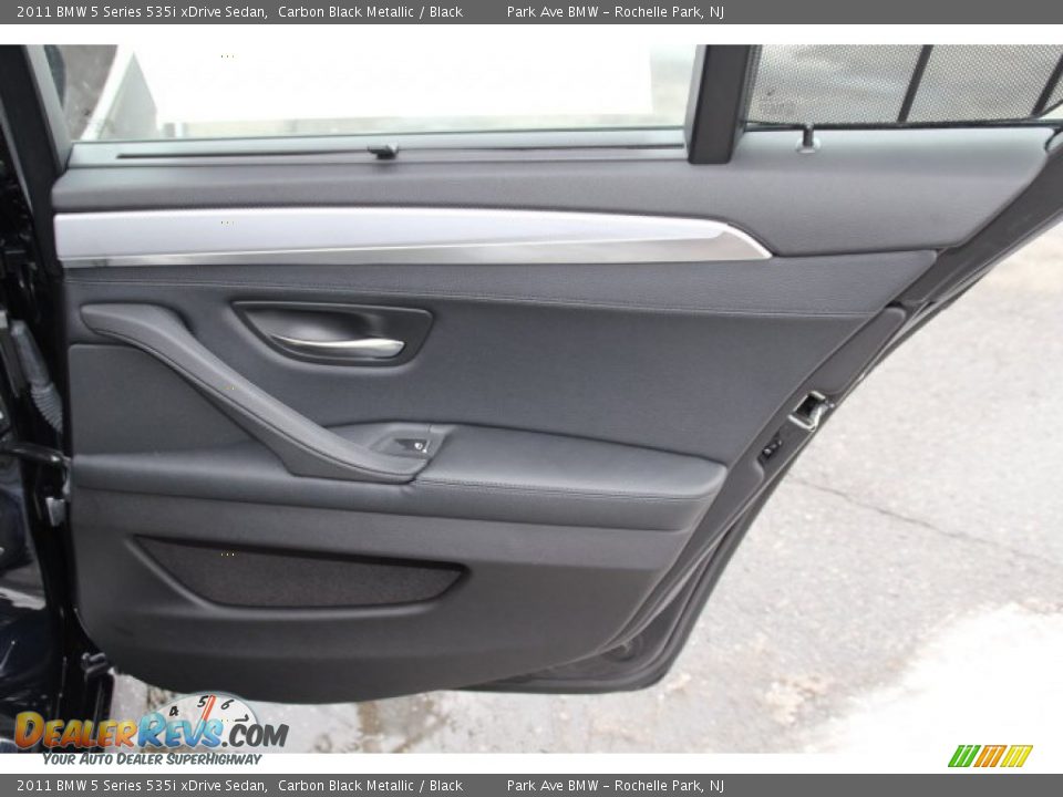 2011 BMW 5 Series 535i xDrive Sedan Carbon Black Metallic / Black Photo #23