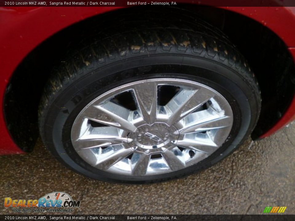 2010 Lincoln MKZ AWD Sangria Red Metallic / Dark Charcoal Photo #9