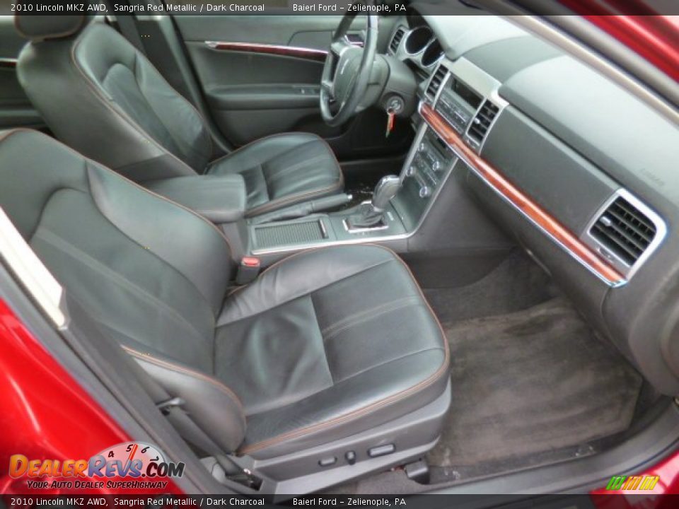 2010 Lincoln MKZ AWD Sangria Red Metallic / Dark Charcoal Photo #10