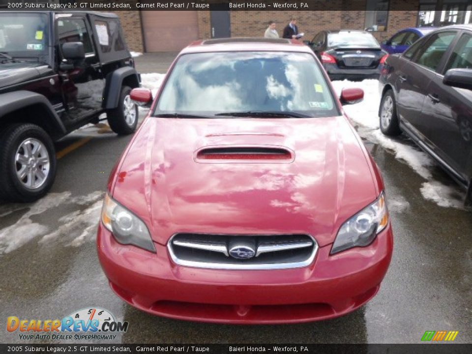 2005 Subaru Legacy 2.5 GT Limited Sedan Garnet Red Pearl / Taupe Photo #2