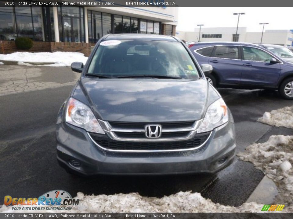 2010 Honda CR-V EX-L AWD Polished Metal Metallic / Black Photo #2