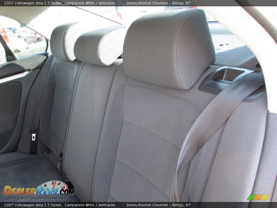 2007 Volkswagen Jetta 2.5 Sedan Campanella White / Anthracite Photo #9