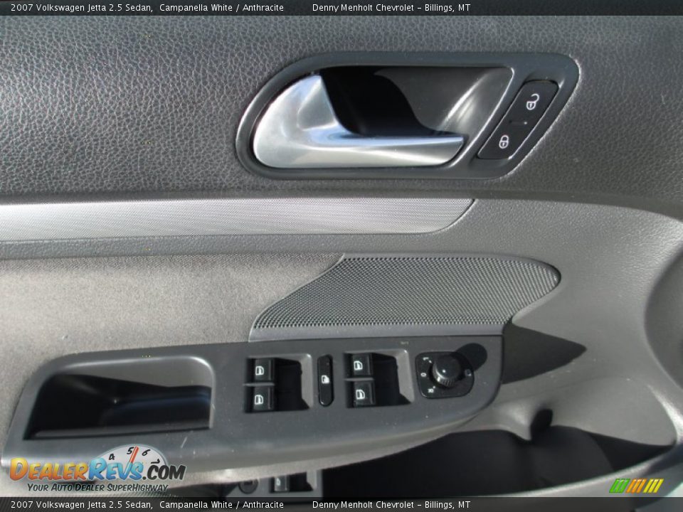 2007 Volkswagen Jetta 2.5 Sedan Campanella White / Anthracite Photo #12