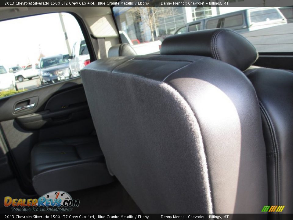 2013 Chevrolet Silverado 1500 LTZ Crew Cab 4x4 Blue Granite Metallic / Ebony Photo #10