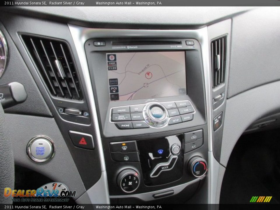 2011 Hyundai Sonata SE Radiant Silver / Gray Photo #15
