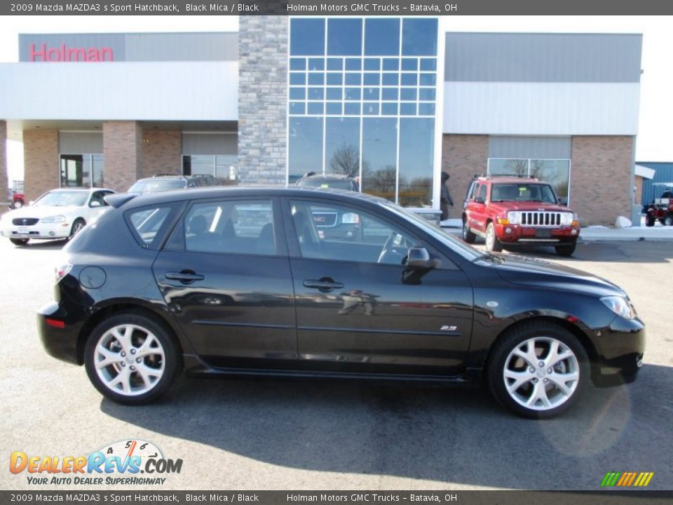 2009 Mazda MAZDA3 s Sport Hatchback Black Mica / Black Photo #1