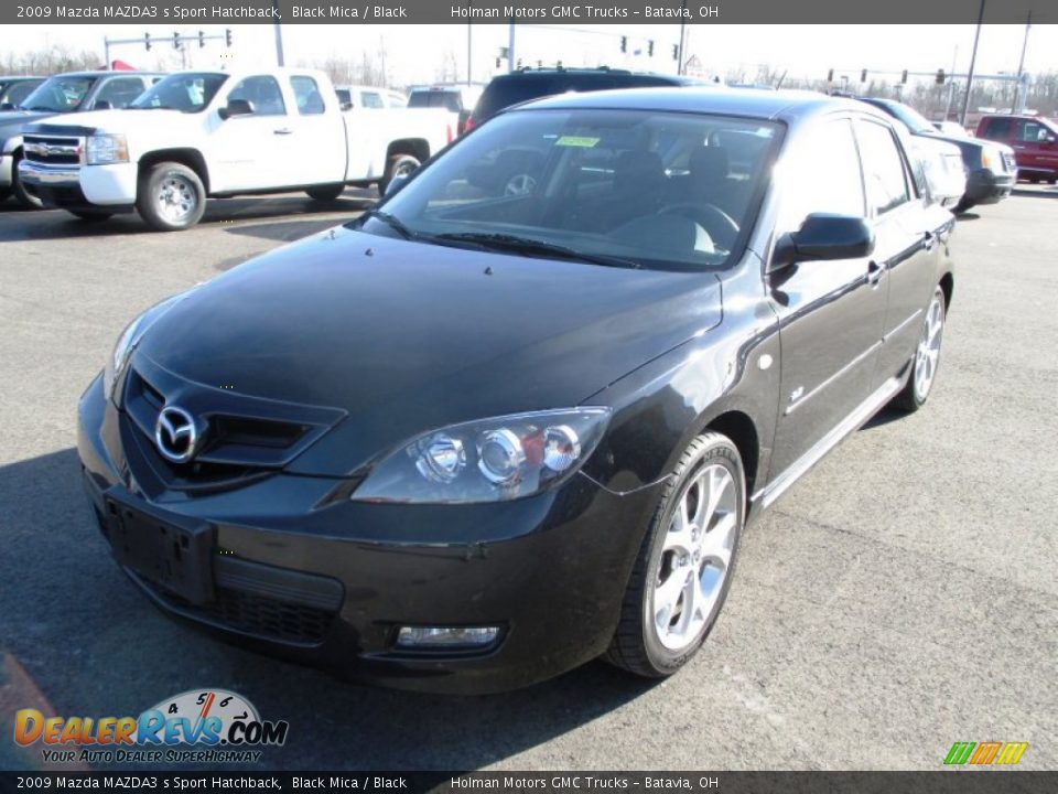 2009 Mazda MAZDA3 s Sport Hatchback Black Mica / Black Photo #3