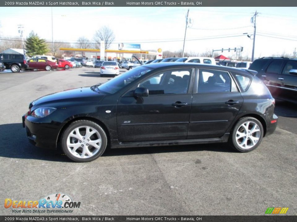 Black Mica 2009 Mazda MAZDA3 s Sport Hatchback Photo #4