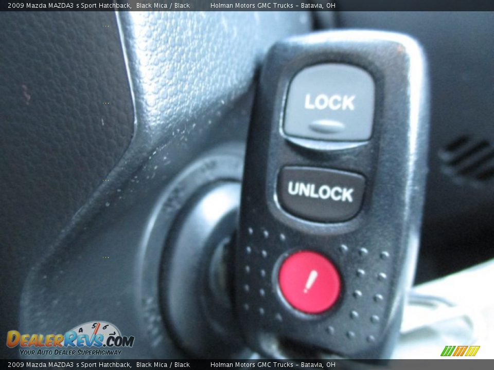 2009 Mazda MAZDA3 s Sport Hatchback Black Mica / Black Photo #10