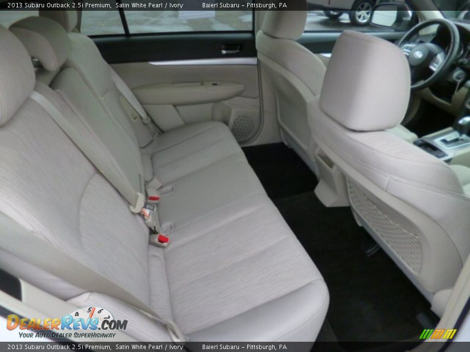 2013 Subaru Outback 2.5i Premium Satin White Pearl / Ivory Photo #12