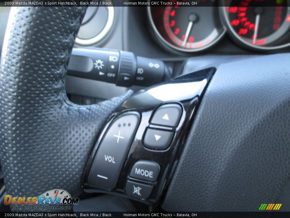 2009 Mazda MAZDA3 s Sport Hatchback Black Mica / Black Photo #12