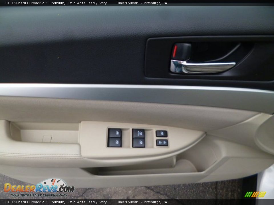 2013 Subaru Outback 2.5i Premium Satin White Pearl / Ivory Photo #18
