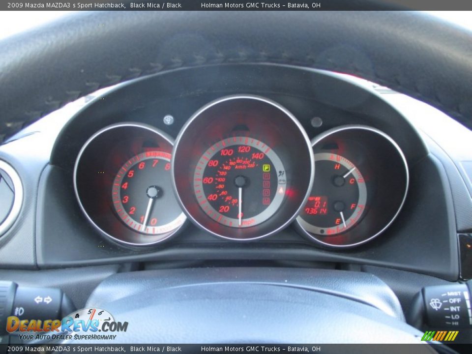 2009 Mazda MAZDA3 s Sport Hatchback Black Mica / Black Photo #13