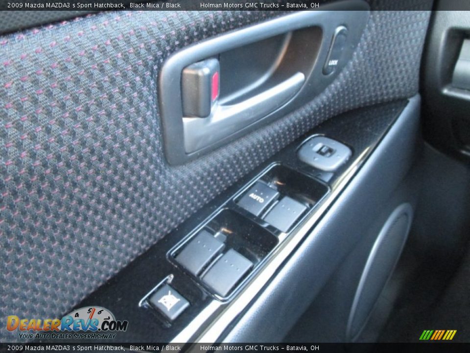 2009 Mazda MAZDA3 s Sport Hatchback Black Mica / Black Photo #15
