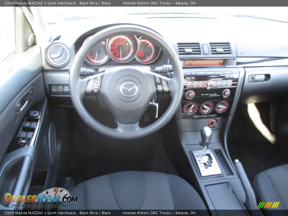 2009 Mazda MAZDA3 s Sport Hatchback Black Mica / Black Photo #16
