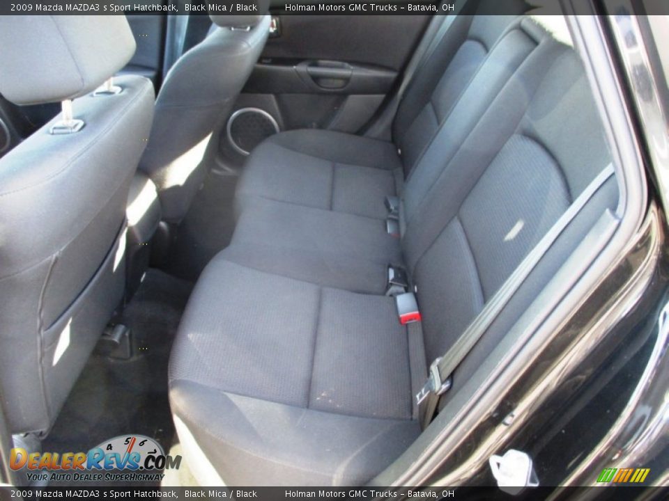 2009 Mazda MAZDA3 s Sport Hatchback Black Mica / Black Photo #17