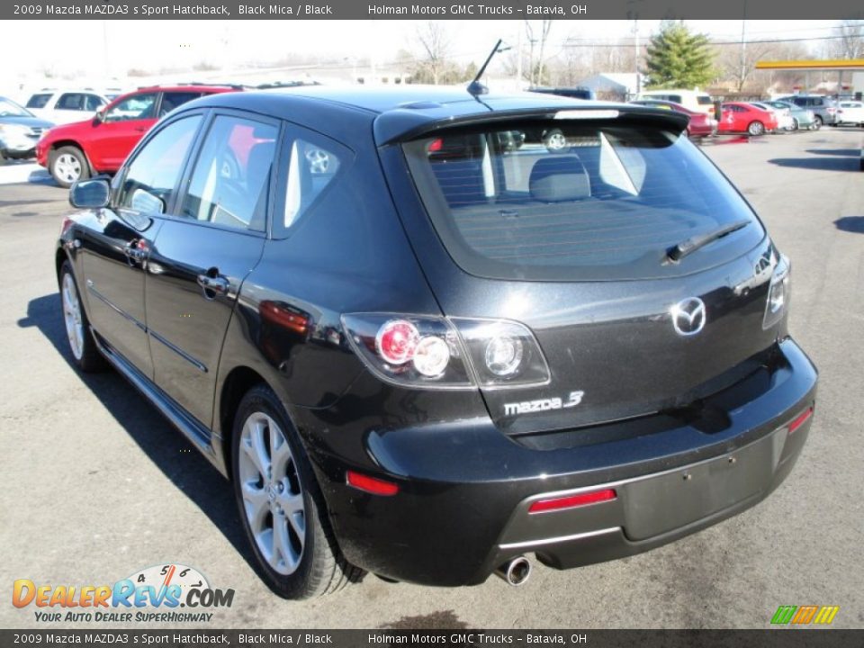 2009 Mazda MAZDA3 s Sport Hatchback Black Mica / Black Photo #19