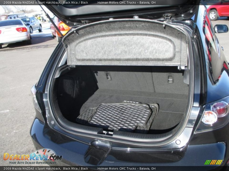 2009 Mazda MAZDA3 s Sport Hatchback Black Mica / Black Photo #22