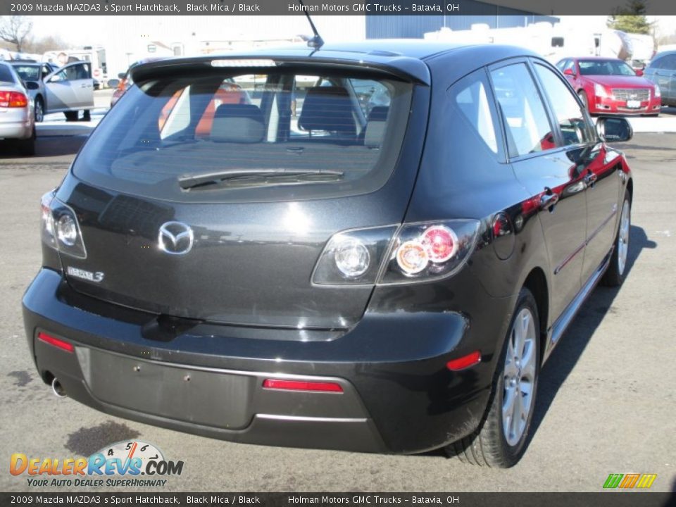 2009 Mazda MAZDA3 s Sport Hatchback Black Mica / Black Photo #23