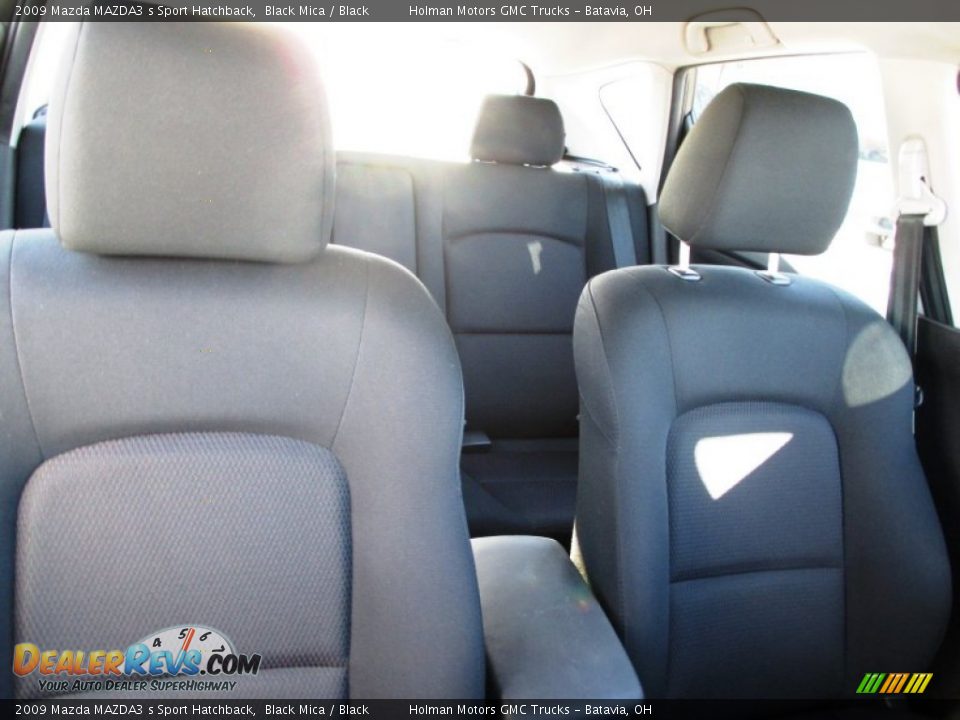 2009 Mazda MAZDA3 s Sport Hatchback Black Mica / Black Photo #26