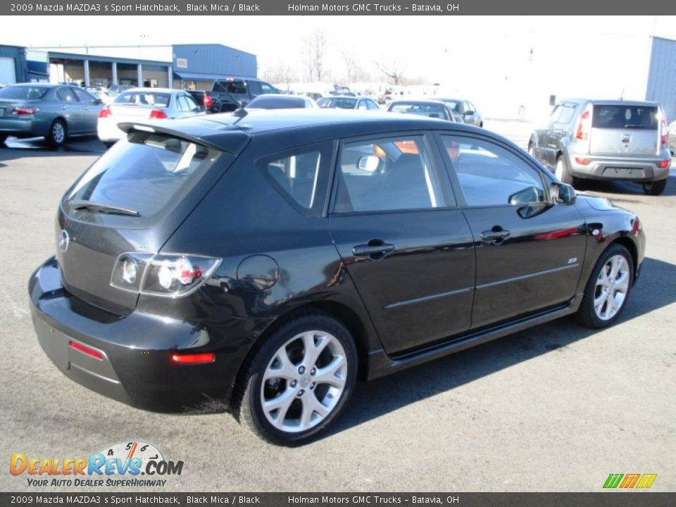 2009 Mazda MAZDA3 s Sport Hatchback Black Mica / Black Photo #27