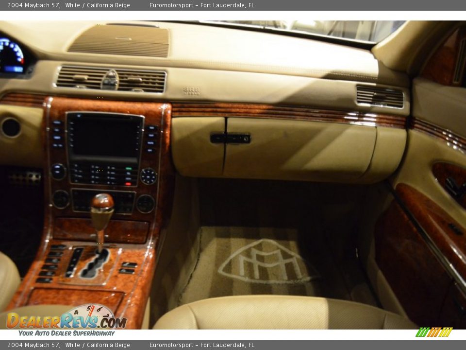 2004 Maybach 57 White / California Beige Photo #51