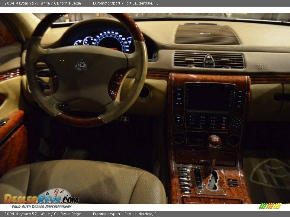 2004 Maybach 57 White / California Beige Photo #52