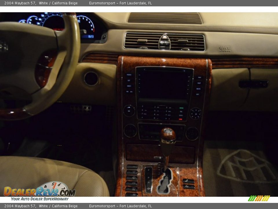 2004 Maybach 57 White / California Beige Photo #53