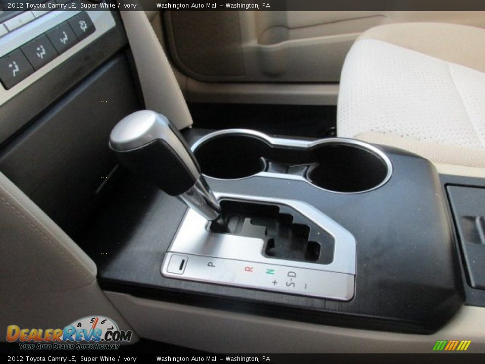 2012 Toyota Camry LE Super White / Ivory Photo #14