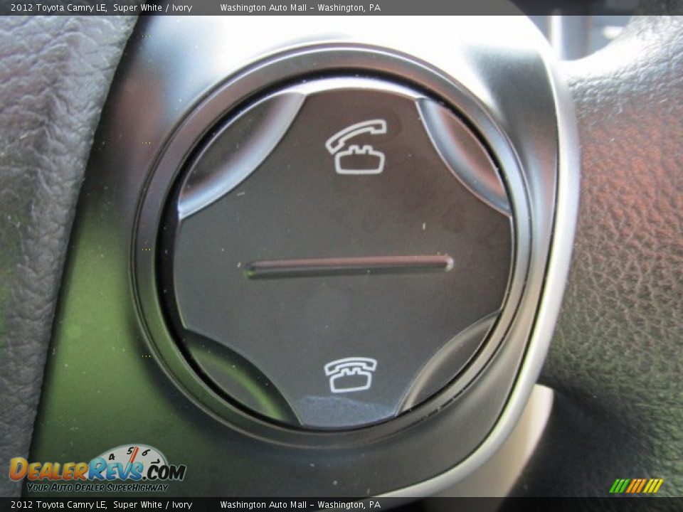 2012 Toyota Camry LE Super White / Ivory Photo #16