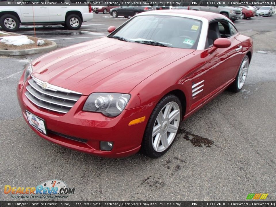 2007 Chrysler Crossfire Limited Coupe Blaze Red Crystal Pearlcoat / Dark Slate Gray/Medium Slate Gray Photo #1