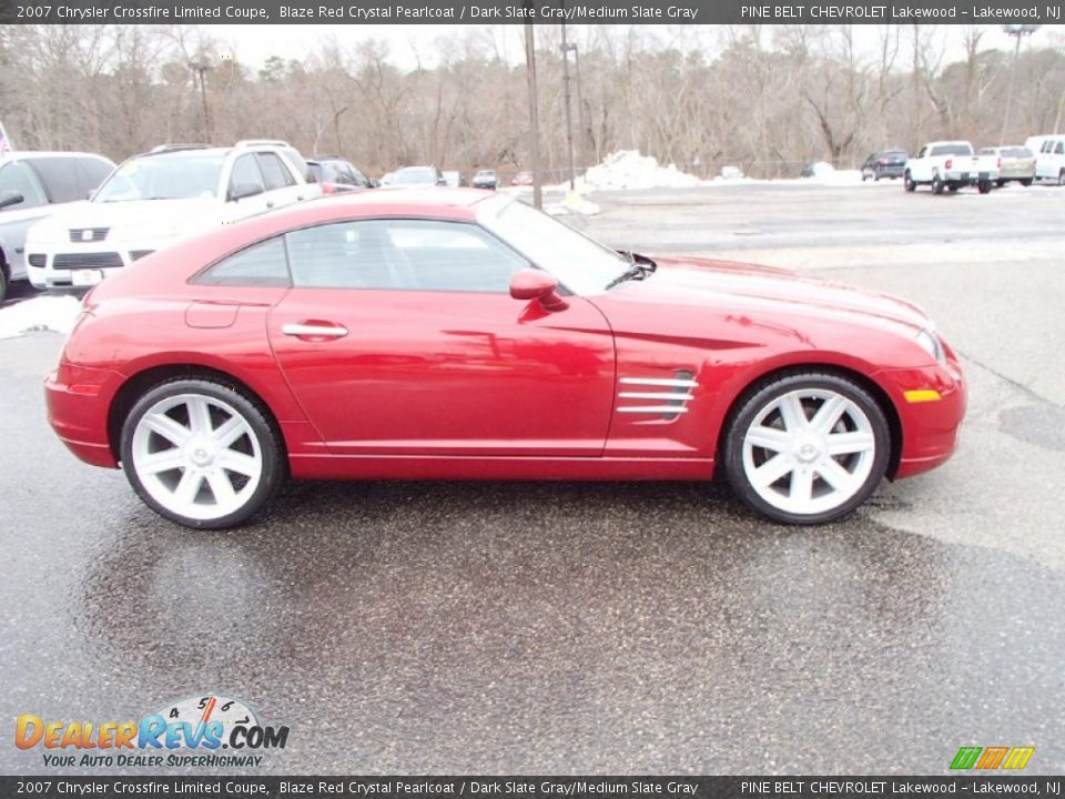 2007 Chrysler Crossfire Limited Coupe Blaze Red Crystal Pearlcoat / Dark Slate Gray/Medium Slate Gray Photo #4