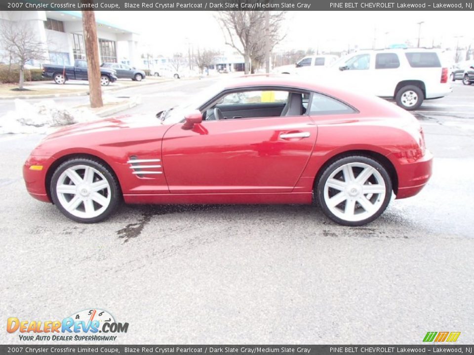 2007 Chrysler Crossfire Limited Coupe Blaze Red Crystal Pearlcoat / Dark Slate Gray/Medium Slate Gray Photo #6