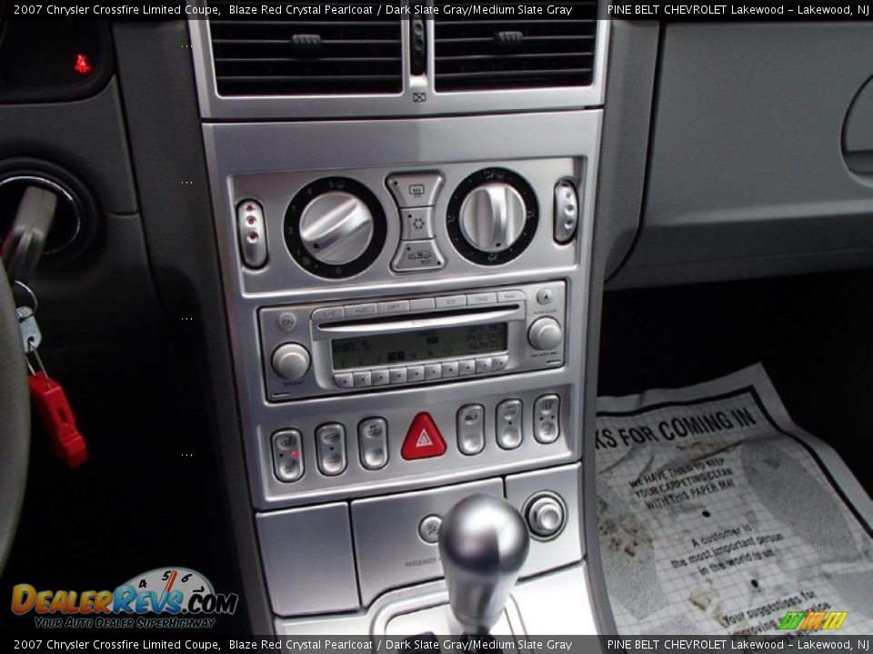 2007 Chrysler Crossfire Limited Coupe Blaze Red Crystal Pearlcoat / Dark Slate Gray/Medium Slate Gray Photo #13