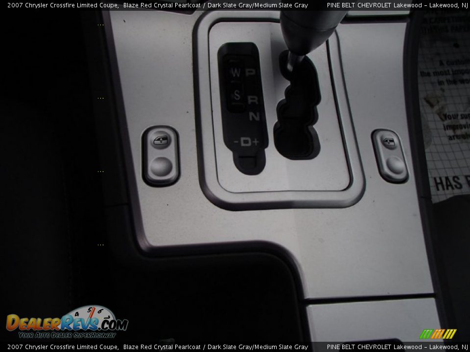 2007 Chrysler Crossfire Limited Coupe Blaze Red Crystal Pearlcoat / Dark Slate Gray/Medium Slate Gray Photo #14