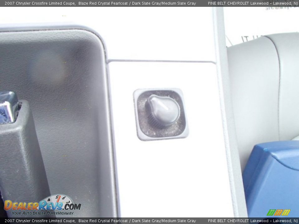 2007 Chrysler Crossfire Limited Coupe Blaze Red Crystal Pearlcoat / Dark Slate Gray/Medium Slate Gray Photo #15