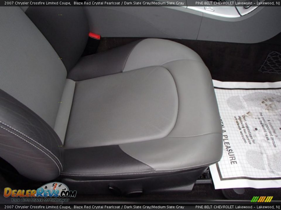 2007 Chrysler Crossfire Limited Coupe Blaze Red Crystal Pearlcoat / Dark Slate Gray/Medium Slate Gray Photo #16