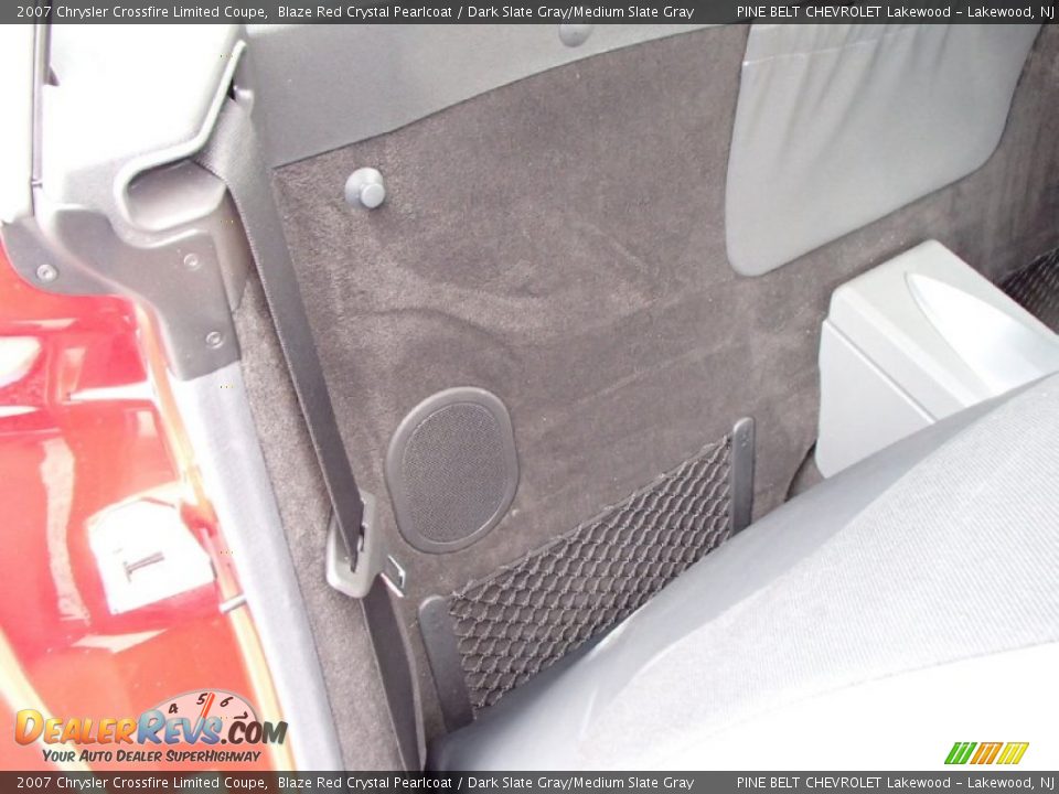 2007 Chrysler Crossfire Limited Coupe Blaze Red Crystal Pearlcoat / Dark Slate Gray/Medium Slate Gray Photo #17
