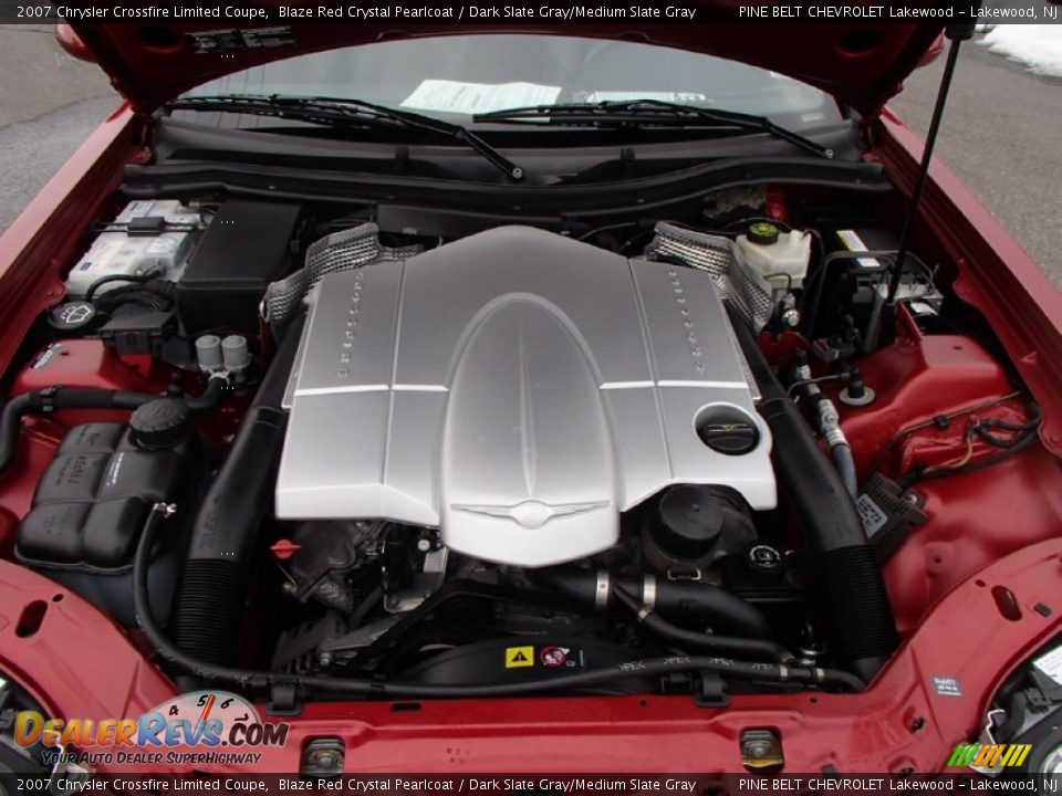 2007 Chrysler Crossfire Limited Coupe Blaze Red Crystal Pearlcoat / Dark Slate Gray/Medium Slate Gray Photo #20