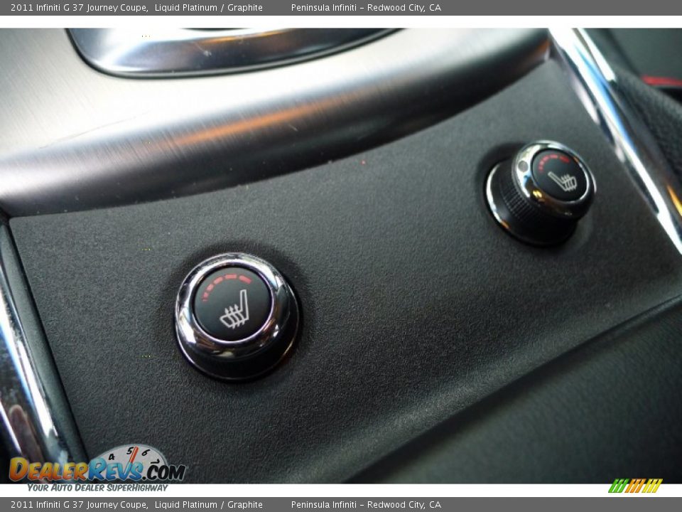 2011 Infiniti G 37 Journey Coupe Liquid Platinum / Graphite Photo #15
