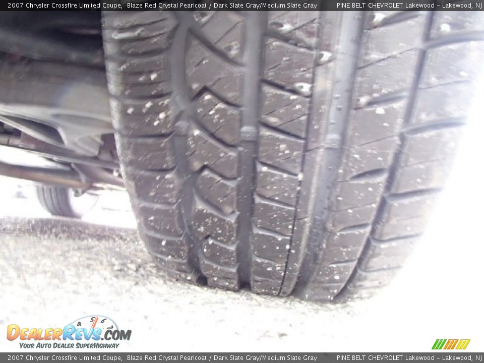 2007 Chrysler Crossfire Limited Coupe Blaze Red Crystal Pearlcoat / Dark Slate Gray/Medium Slate Gray Photo #22