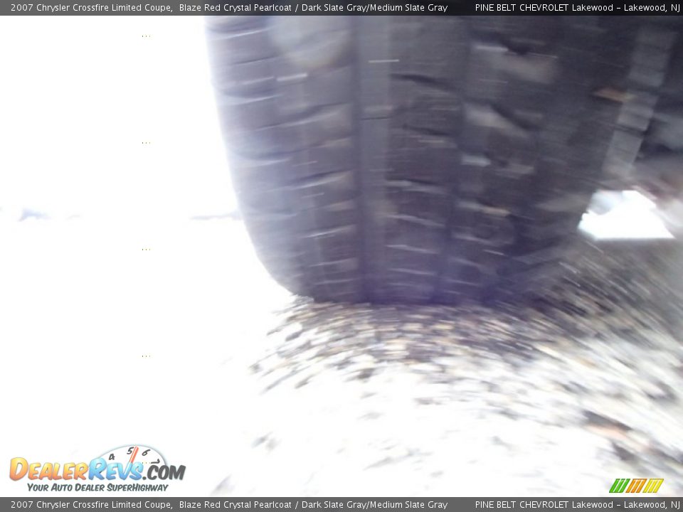 2007 Chrysler Crossfire Limited Coupe Blaze Red Crystal Pearlcoat / Dark Slate Gray/Medium Slate Gray Photo #23
