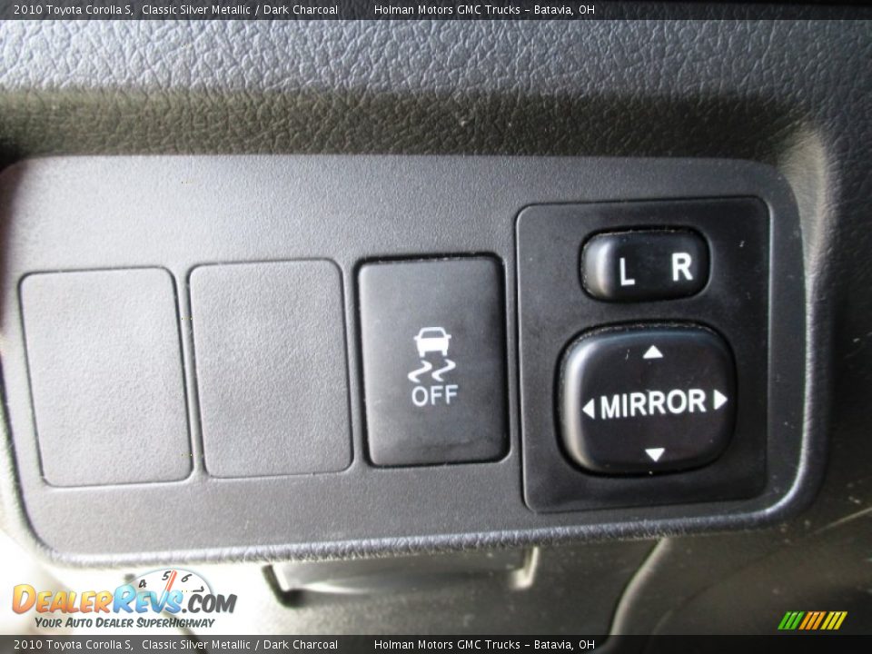 2010 Toyota Corolla S Classic Silver Metallic / Dark Charcoal Photo #16