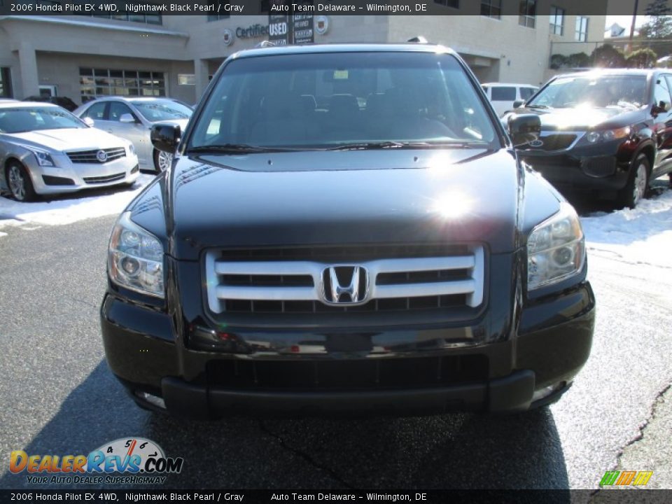 2006 Honda Pilot EX 4WD Nighthawk Black Pearl / Gray Photo #4